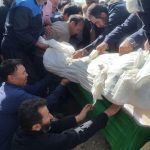 تشییع پیکر بیست و هفتمین شهید مدافع حرم حضرت زینب (س) در شهرستان دماوند