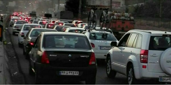 ترافیک در محور دماوند-فیروزکوه