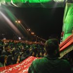 استقبال مردم شهرستان دماوند از پرچم بارگاه حضرت ابوالفضل