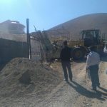 رفع تصرف اراضی در سادات محله رودهن