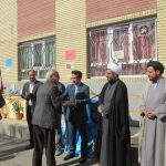 افتتاح نمایشگاه کتاب در هنرستان زینبیه شهر دماوند