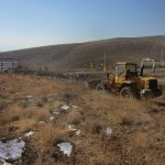 تخریب اراضی در روستای چنار